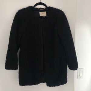 Wilfred Black Teddy/Sherpa Coat
